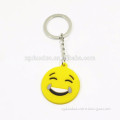 Yiwu Manre best sales promotional 2d funny face keychain/ custom pvc 2d keychain